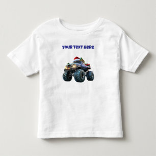 Les Tous Petits T-shirt pour tout-petit camion monstre bleu modifi