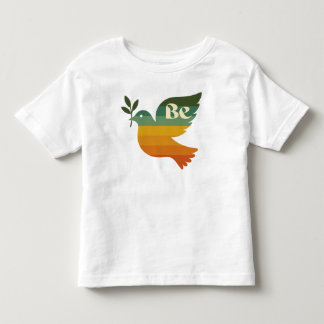 Les Tous Petits T-shirt pour tout-petit Colombe de la Paix Arc-en-