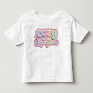 Les Tous Petits T-shirt pour tout-petit 'Cozy Is My Superpower'