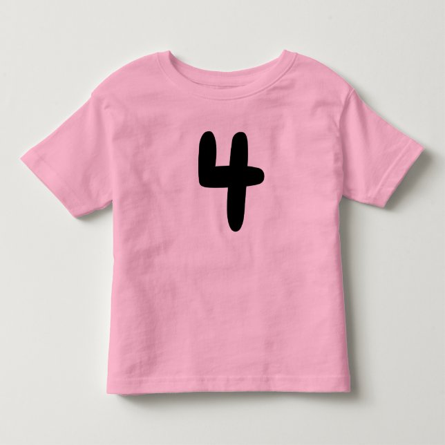 Les Tous Petits T-Shirt pour tout-petit de 4 ans (Devant)