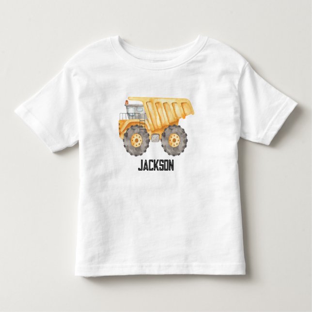 Les Tous Petits T-shirt pour tout-petit de construction (Devant)