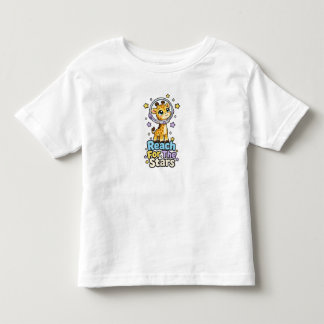 Les Tous Petits T-shirt pour tout-petit girafon mignon Atteindre l