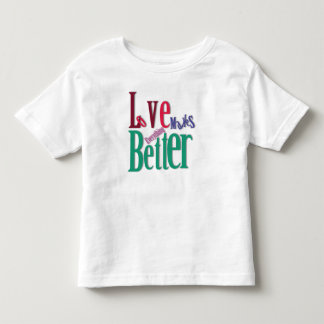 Les Tous Petits T-shirt pour tout-petit « L'amour rend tout meille