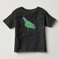 T-shirt pour tout-petit (noir) - Sauterelle de chê