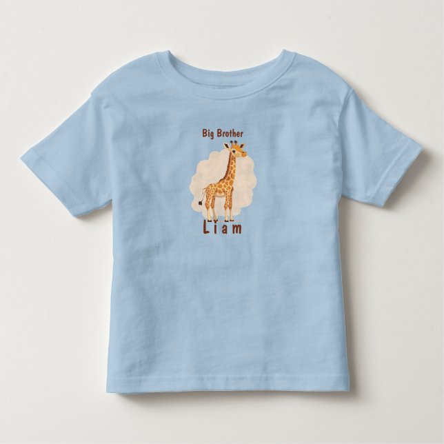 Les Tous Petits T-shirt pour tout-petit personnalisable grand frèr (Devant)