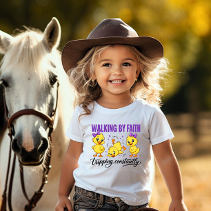 Les Tous Petits T-shirt pour tout-petit Walking By Faith Canards