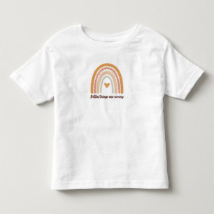 Les Tous Petits T-Shirt pour Tout-Petits Arc-en-Ciel – Tee-shirt E