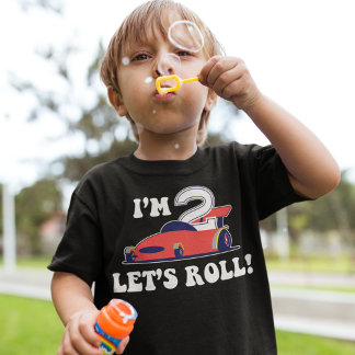 Les Tous Petits T-Shirt Rouge Fille pour le 2ème Anniversaire de G