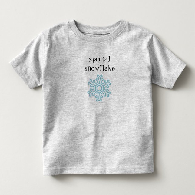 Les Tous Petits T-shirt spécial pour tout-petits Snowflake (Devant)