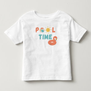 Les Tous Petits temps de la piscine. T-shirt pour nourrissons