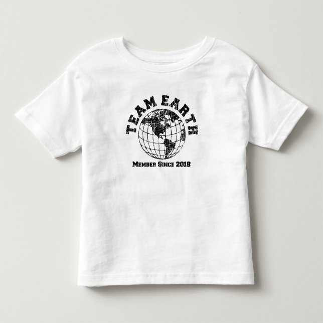 Les Tous Petits T'équipe Terre : Membre depuis 2018 T-shirt pour e (Devant)