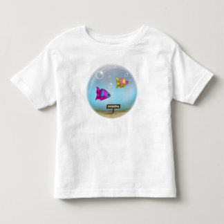 Les Tous Petits Under the Sea - Fish Bowl Design - T-shirt pour en