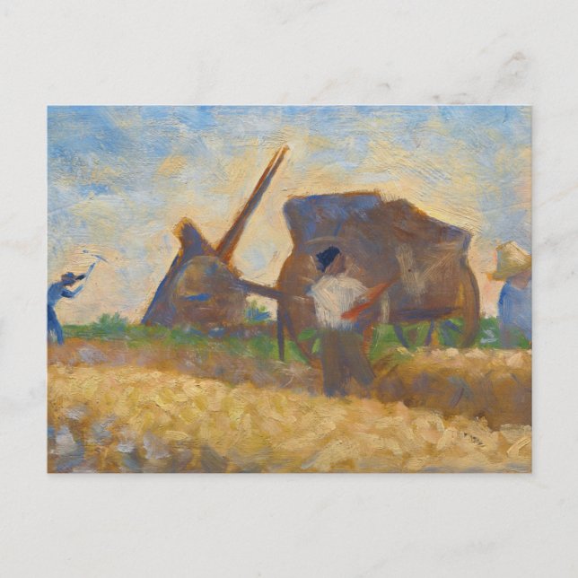 Les travailleurs par Georges Seurat Carte postale (Devant)
