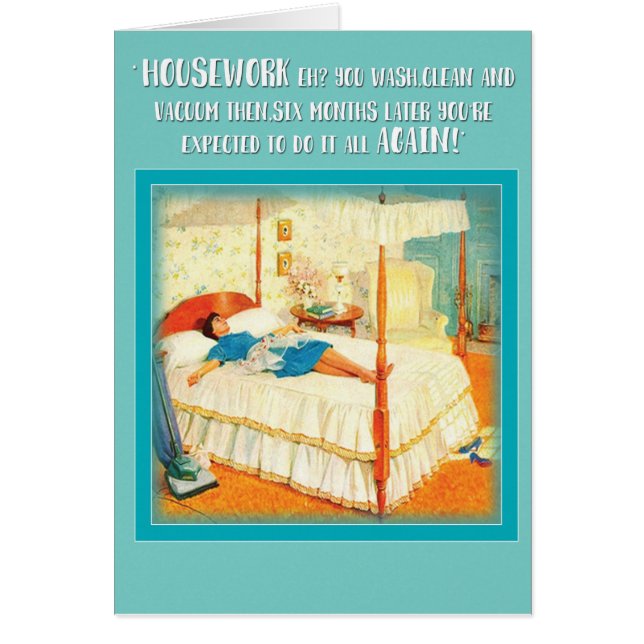 Les 'travaux domestiques, hein ? ' (Devant)