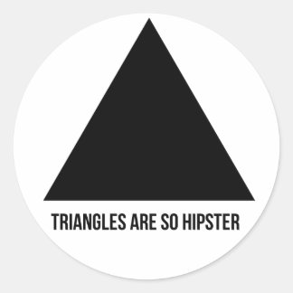 les triangles sont tellement des autocollants