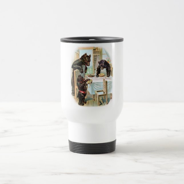 Les Trois Ours Conte de Voyage Mug (Centre)