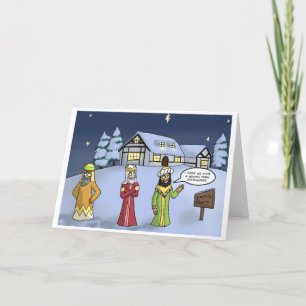 Les Trois Sages se perdent - Carte de Noël