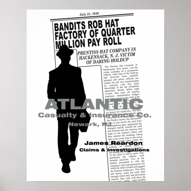 LES TUEURS (1946) Film Poster (Devant)