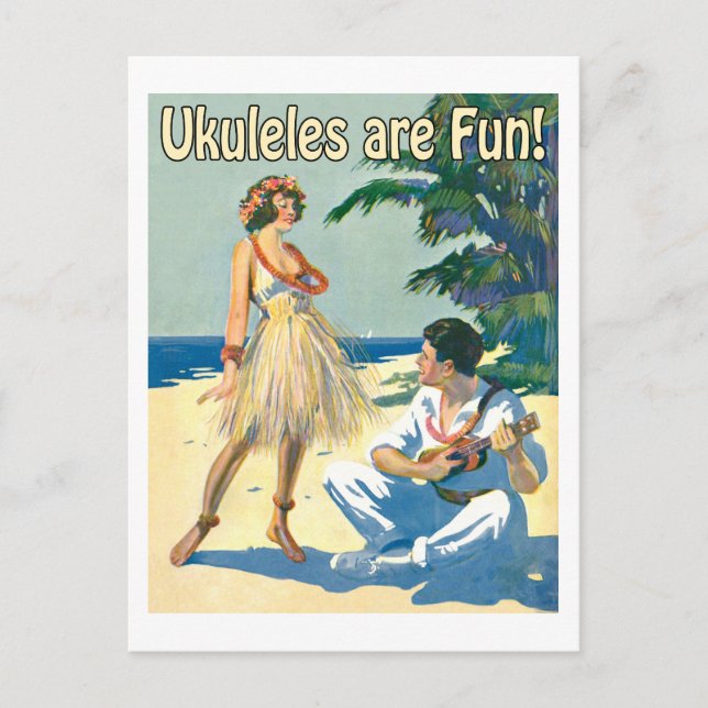 Les Ukes Sont Amusants ! Carte postale (Devant)