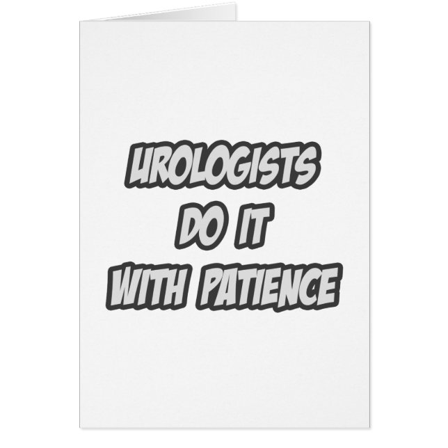 Les Urologues Le Font Avec Patience (Devant)