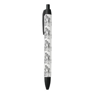 Les USA ont fait le stylo peint à la main noir et