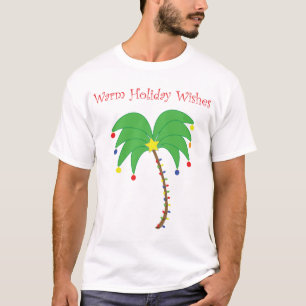 "Les vacances chaudes souhaitent" le T-shirt de