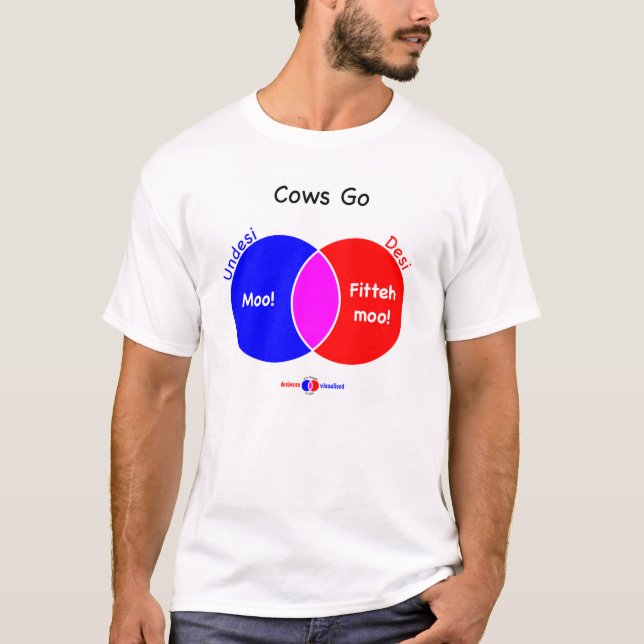 Les vaches vont T-shirt (Devant)