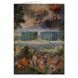 Les vergers de Versailles. Vue de piscine de