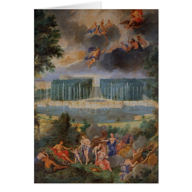 Les vergers de Versailles. Vue de piscine de (Devant)