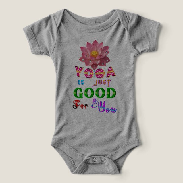 Les vêtements de yoga sont juste bons pour vous (Design Recto)