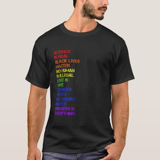 les vies noires ont leur t-shirt LGBTQ (Devant)