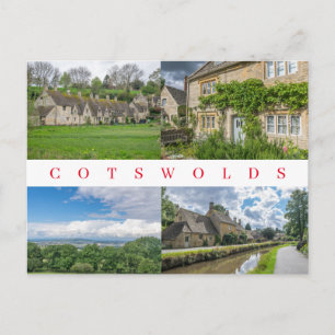 Les villages Cotswolds vue carte postale