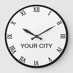Les villes du monde horloge Modèle