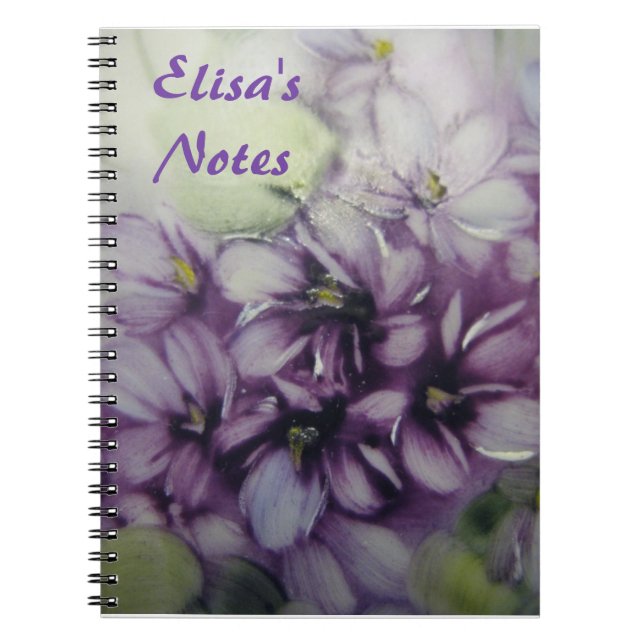 Les violettes ont personnalisé le carnet (Devant)