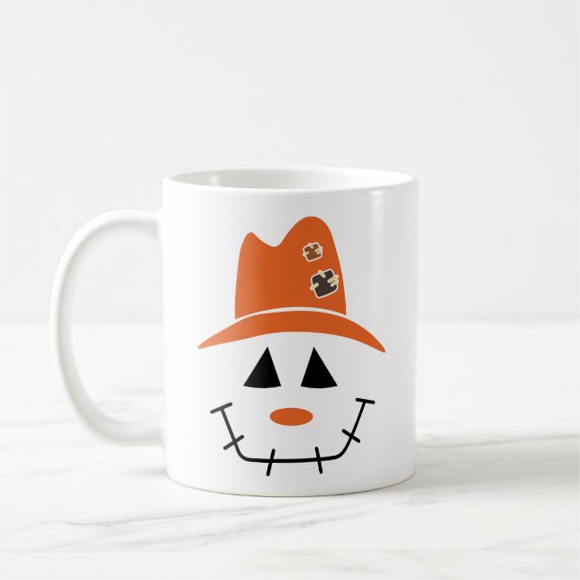 Les visages d'Épouvante Chute Café Mug (Gauche)