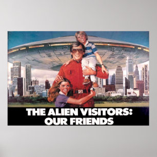 Les visiteurs Nos amis Poster 36" x 24"