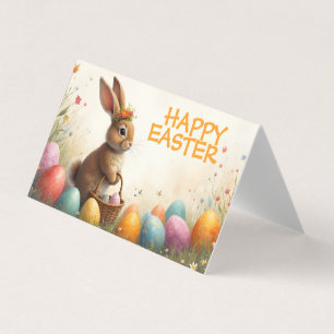 Les voeux du printemps du lapin de Pâques