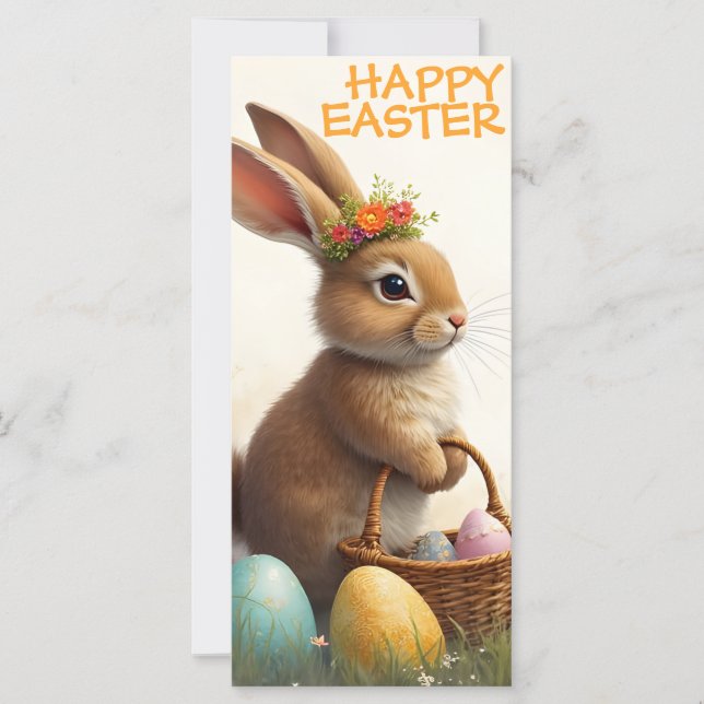 Les voeux du printemps du lapin de Pâques (Devant)