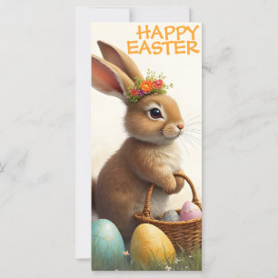 Les voeux du printemps du lapin de Pâques