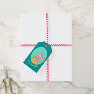 Les voeux les plus chaleureux - étiquettes cadeaux