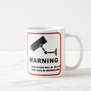 Les voleurs à l'étalage seront tasse de café