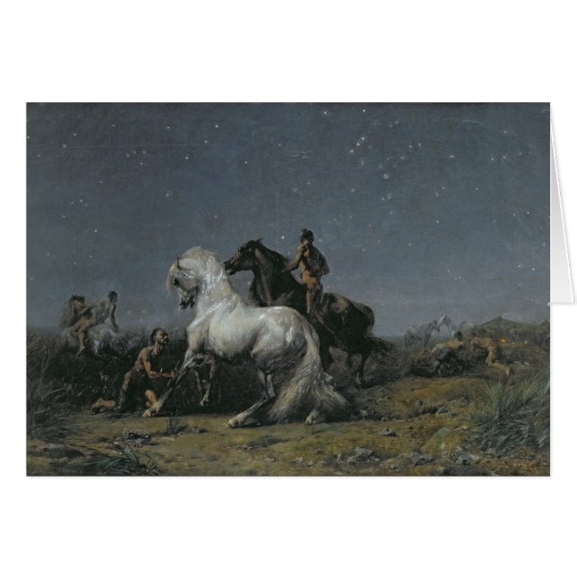 Les voleurs de cheval, 19ème siècle (Devant horizontal)