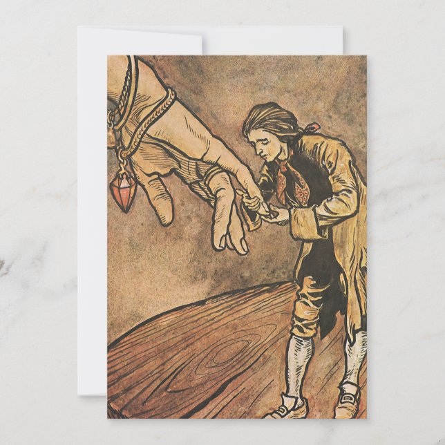 Les Voyages de Gulliver vintage par invitation de  (Devant)