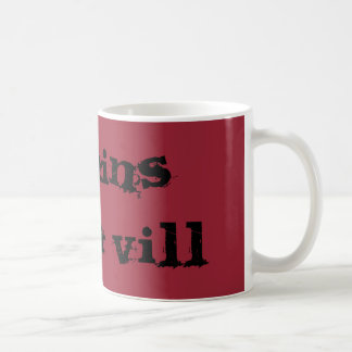 Les voyous ont obtenu dans la tasse de café de