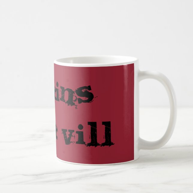 Les voyous ont obtenu dans la tasse de café de (Droite)