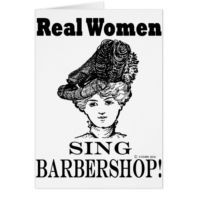 Les vraies femmes chantent le raseur-coiffeur (Devant)