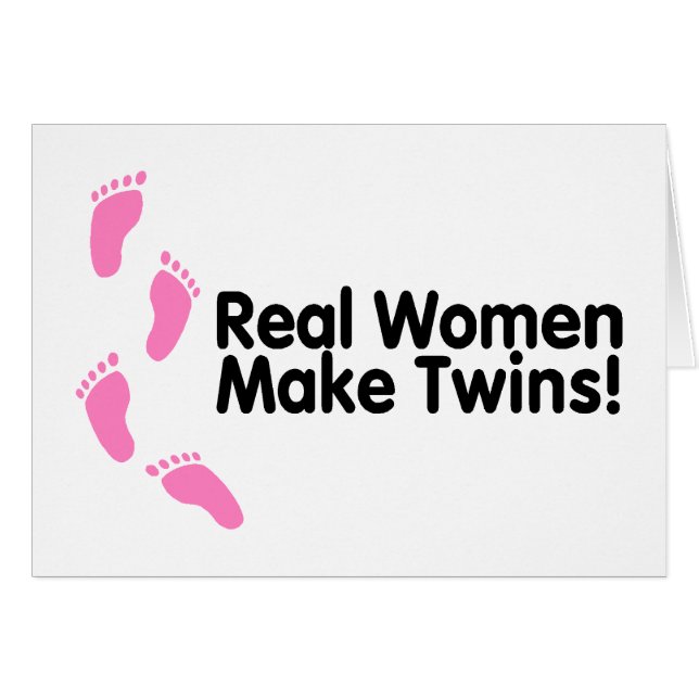 Les vraies femmes font des jumeaux (les empreintes (Devant horizontal)