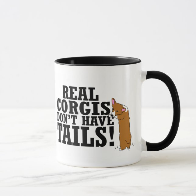 Les vrais Corgis n'ont pas la tasse de queues (Droite)