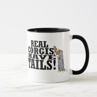 Les vrais Corgis ont la tasse de queues
