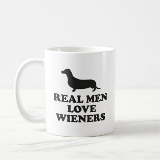 Les vrais Hommes Aiment les Wieners Café Mug